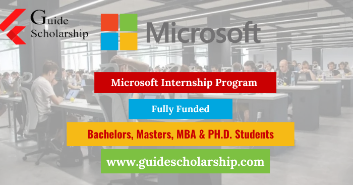 Microsoft Internship Program Banner 
