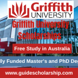 Griffith University Scholarship in Australia 2024-2025 | Fully Funded Opportunities for International Students