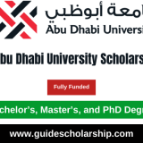 Fully Funded Abu Dhabi University Scholarships in UAE 2024-25