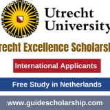 Utrecht Excellence Scholarship in Netherlands 2024 (Fully Funded)
